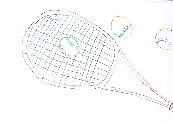 247 Racchetta da Tennis