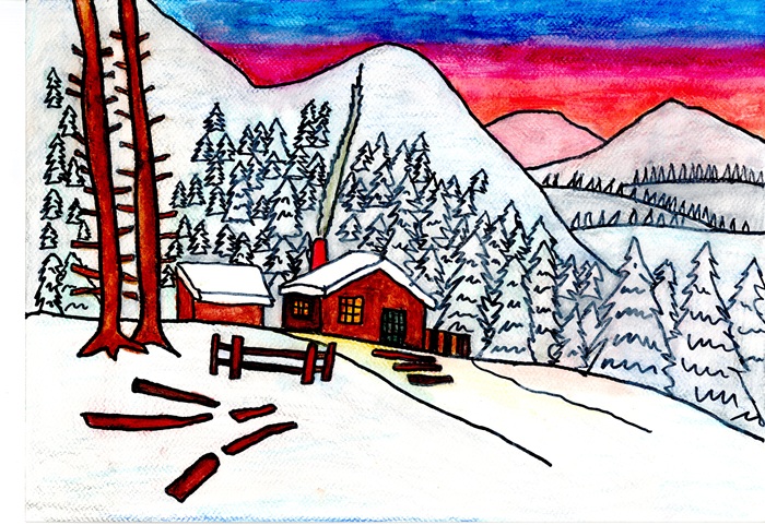 42 Paesaggio invernale