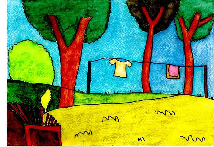 43 Stendino nel prato